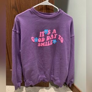 Cotton On Purple Crewneck